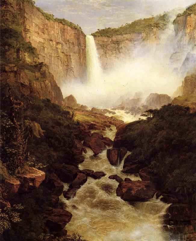 Tequendama Falls near Bogota, New Granada